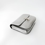 Celine Classic Box Bag in Silver Calfskin